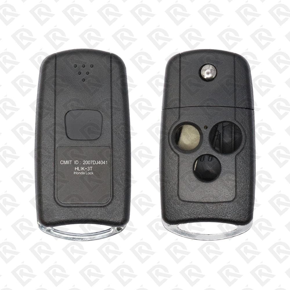 2008 - 2015 HONDA FLIP REMOTE KEY SHELL - 3BUTTONS - AFTERMARKET