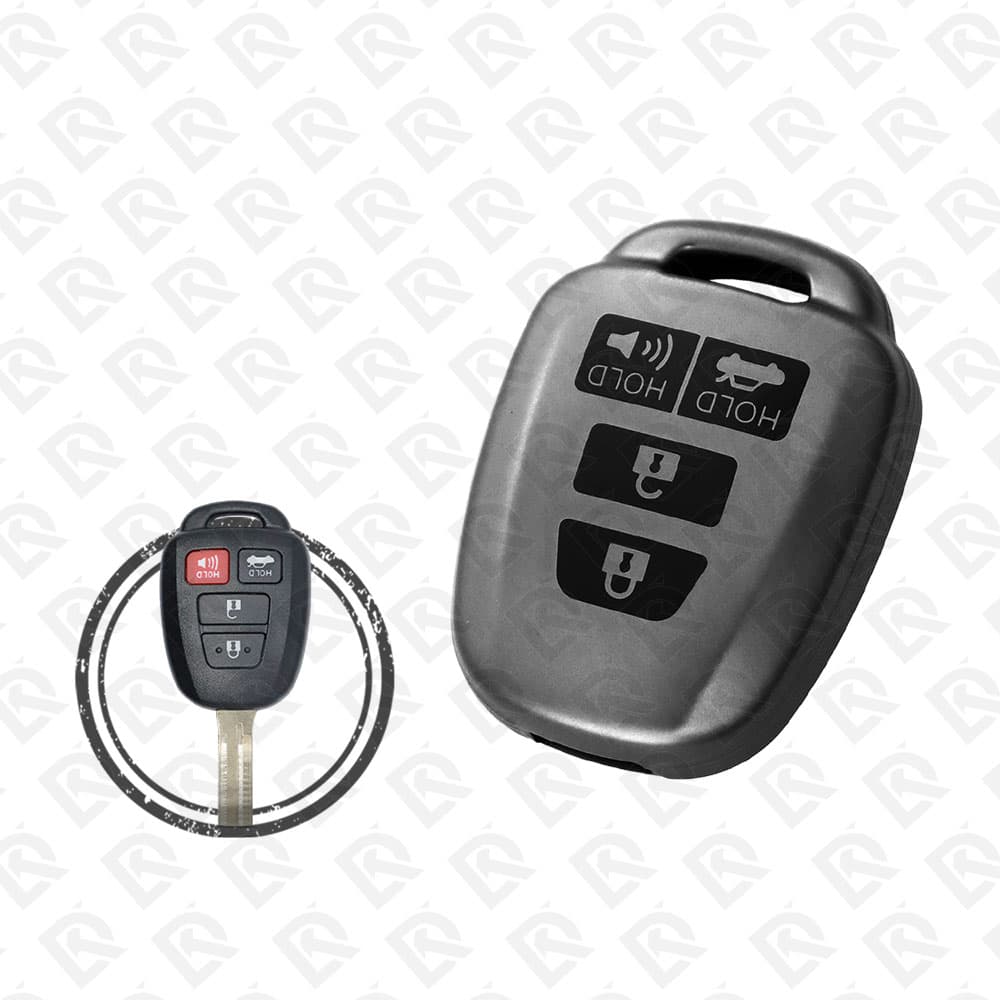 B07351 - TOYOTA MOTOR TPU SHELL  -  BLACK METAL