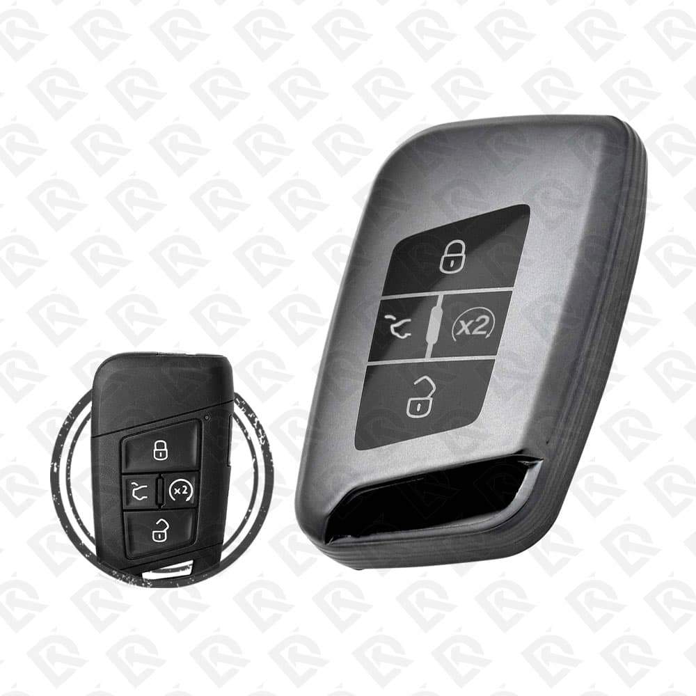 B07259 - VOLKSWAGEN TPU SHELL  -  BLACK METAL