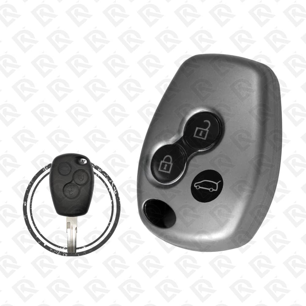 B07571 - RENAULT TPU SHELL  -  BLACK METAL