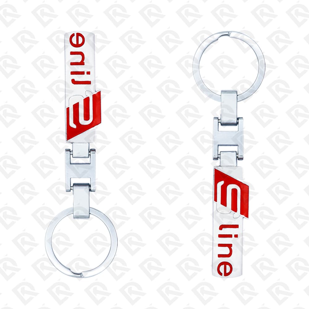 AUDI S LINE LOGO BIG SIZE KEYCHAIN