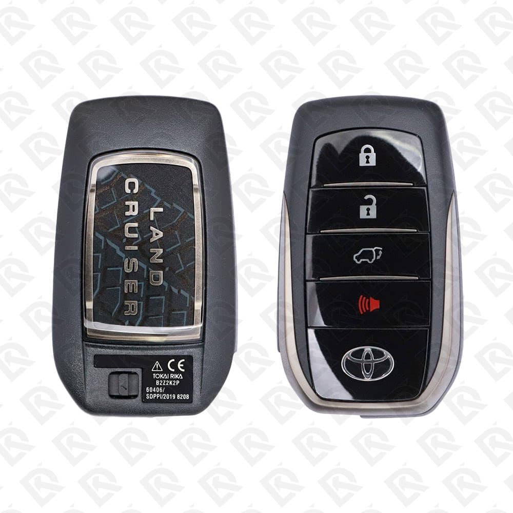 2020 - 2022 TOYOTA LAND CRUISER SMART KEY - 4BUTTONS - 433MHZ - 89904-60X80 ORIGINAL