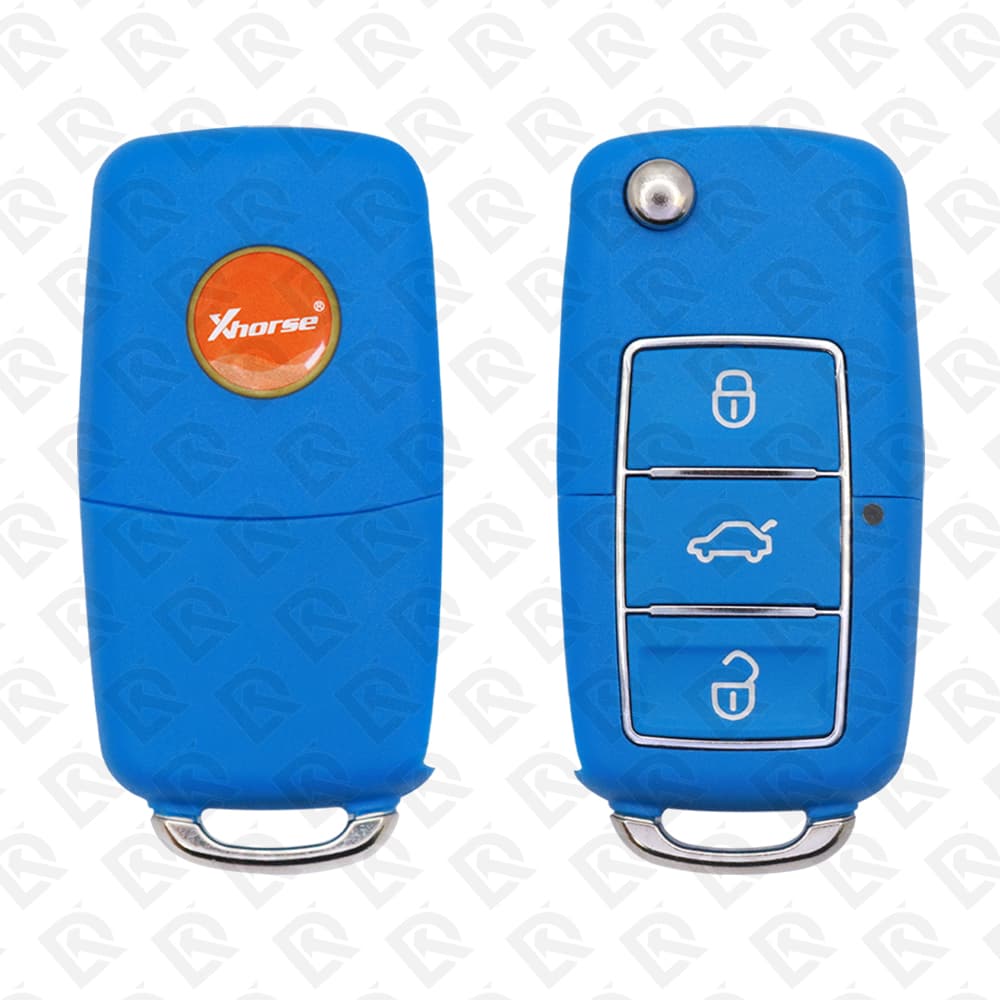 XHORSE UNIVERSAL FLIP REMOTE KEY - 3BUTTONS - VW STYLE - XKB503EN