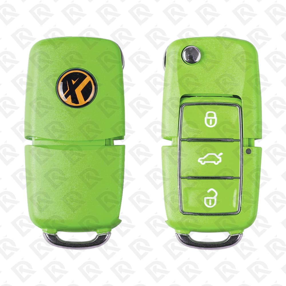 XHORSE UNIVERSAL FLIP REMOTE KEY - 3BUTTONS - VW STYLE - XKB504EN