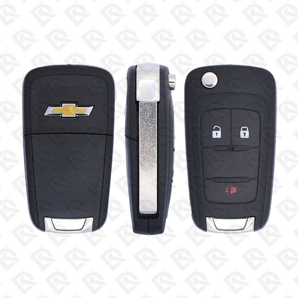 2010 - 2018 STRATTEC CHEVROLET EQUINOX SONIC REMOTE HEAD FLIP KEY 3BUTTONS 315MHZ 5913598