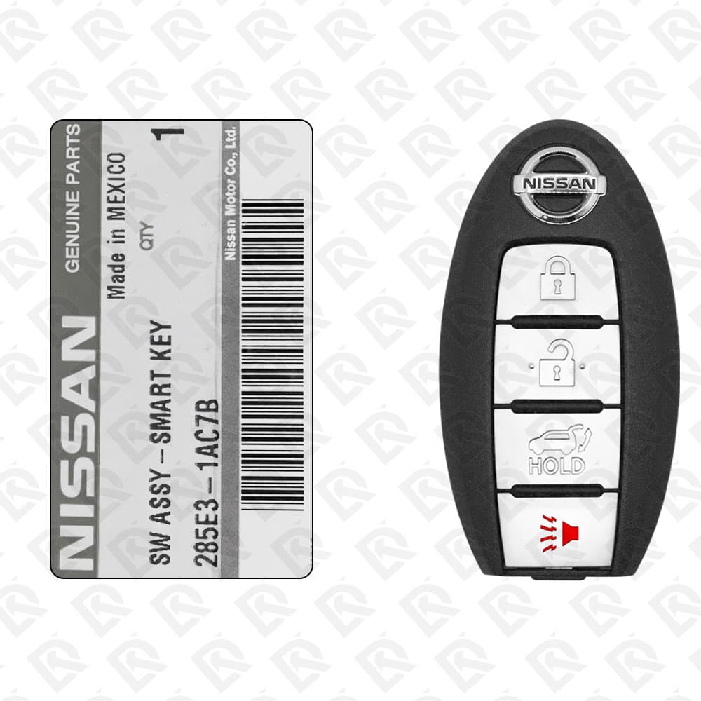 2009 - 2015 NISSAN MURANO SMART KEY - 4BUTTONS - 433MHZ - 285E3-1AC7B - ORIGINAL