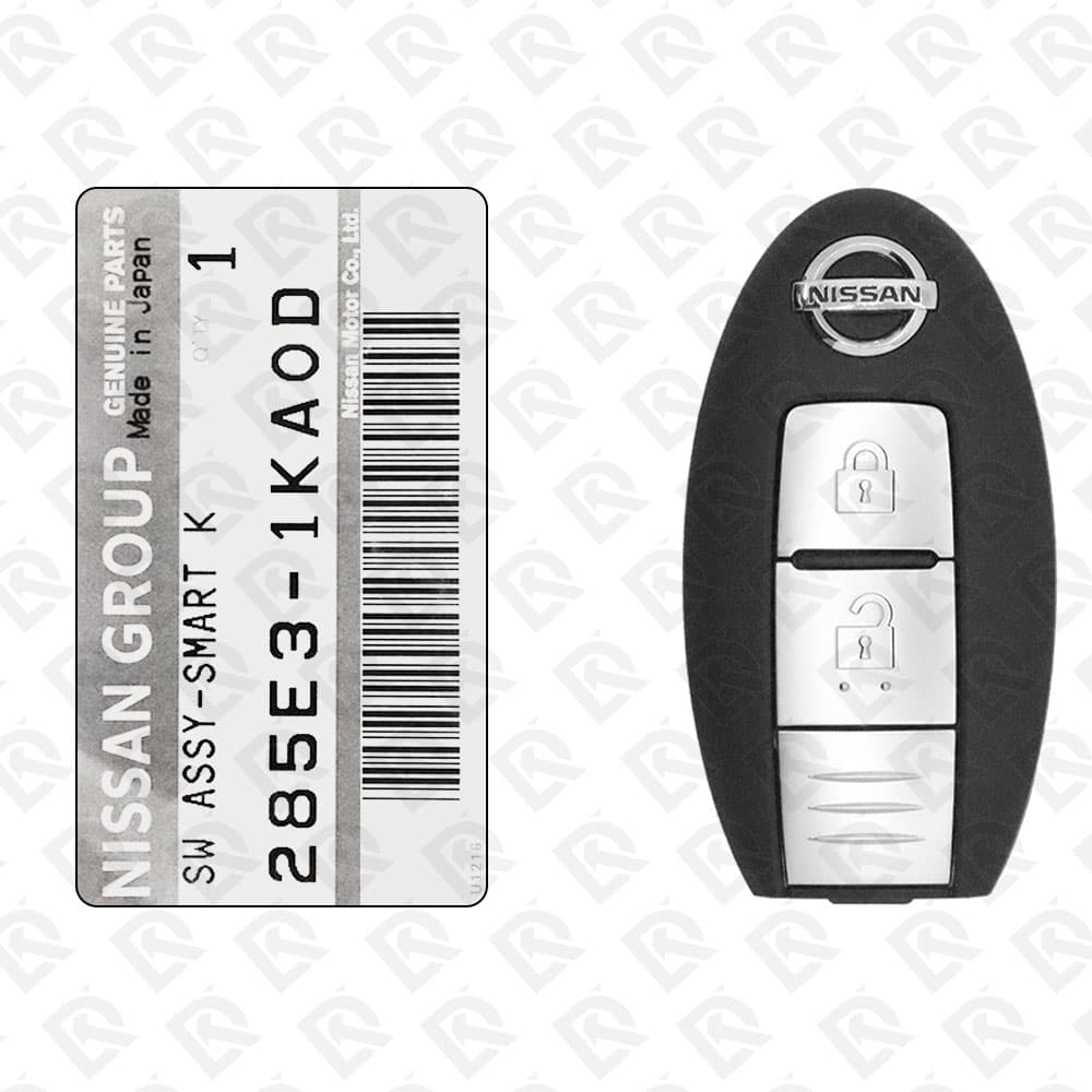 2010 - 2015 NISSAN MICRA JUKE SMART KEY - 2BUTTONS - 433MHZ - 285E3-1KA0D ORGINAL