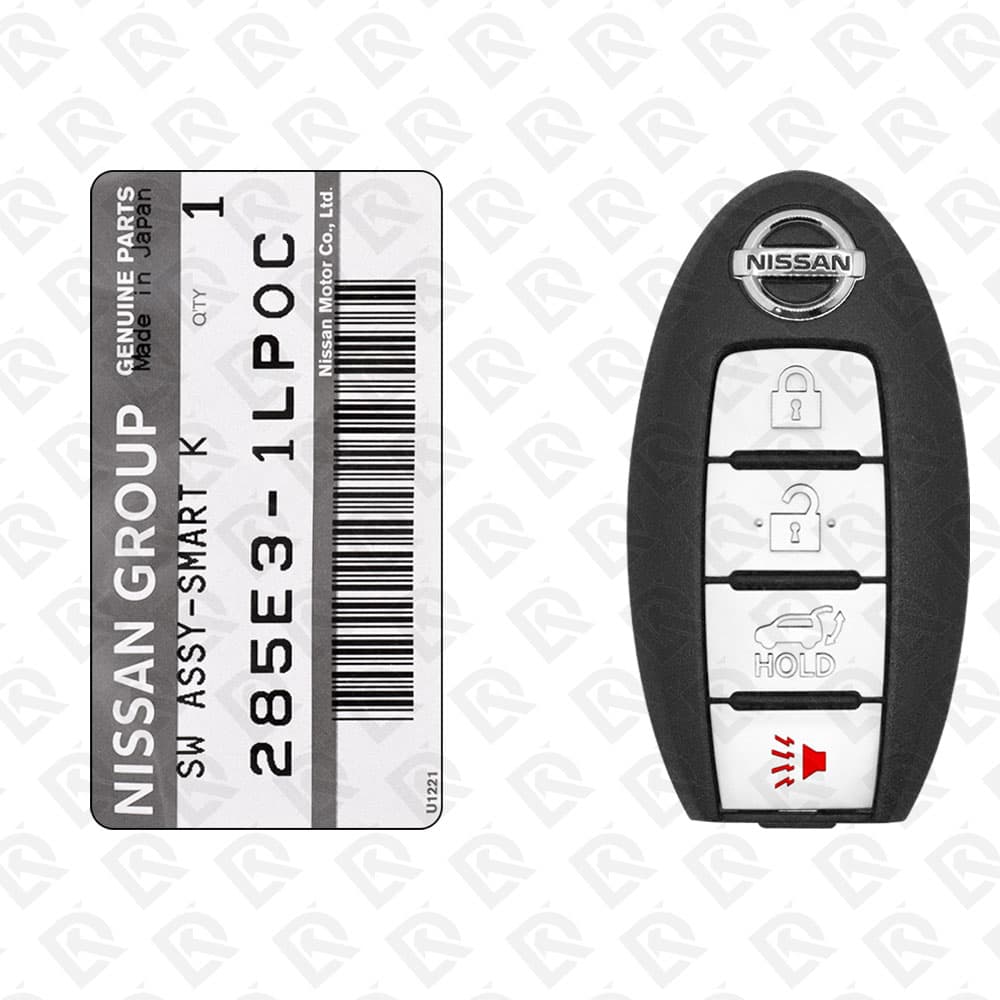 2010 - 2018 NISSAN PATROL- ARMADA SMART KEY - 4BUTTONS - 433MHZ - 285E3-1LP0C - ORIGINAL