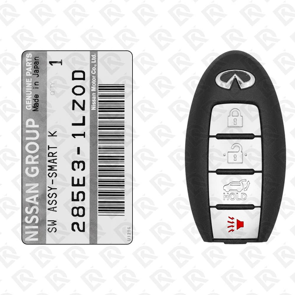 2011-2017 INFINITI QX80 - QX56 SMART KEY - 4BUTTONS - 315MHZ - 285E3-1LZ0D - ORIGINAL