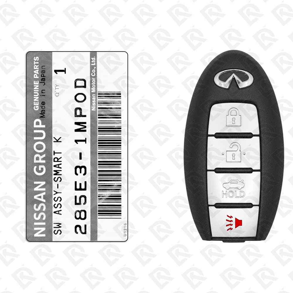 2011 - 2019 INFINITI M35 M37 M56 Q70 SMART KEY - 4BUTTONS - 433MHZ - 285E3-1MP0D ORGINAL