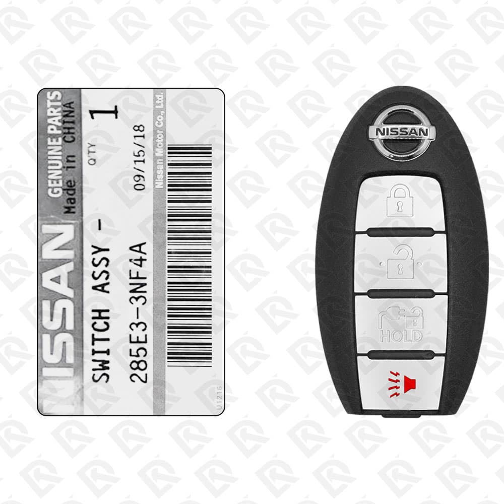 2013 - 2017 NISSAN LEAF SMART KEY - 4BUTTONS - 315MHZ - 285E3-3NF4A ORIGINAL