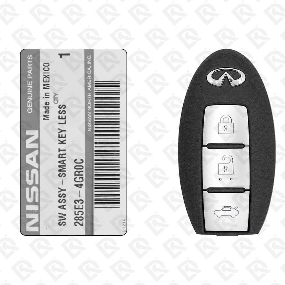2013 - 2016 INFINITI Q50 SMART KEY - 3BUTTONS - 433MHZ - 285E3-4GR0C ORGINAL