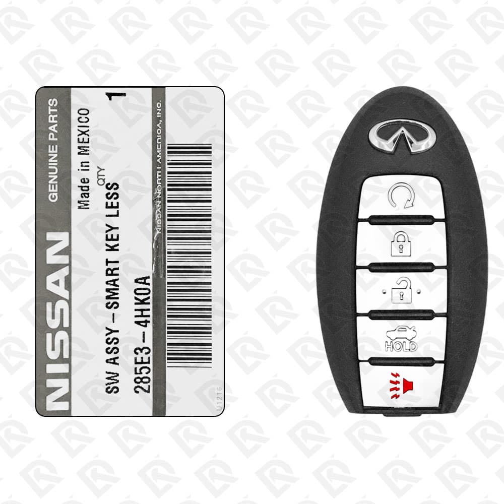 2016 - 2018 INFINITI Q50 Q60 SMART KEY - 5BUTTONS - 433MHZ - 285E3-4HK0A  ORIGINAL