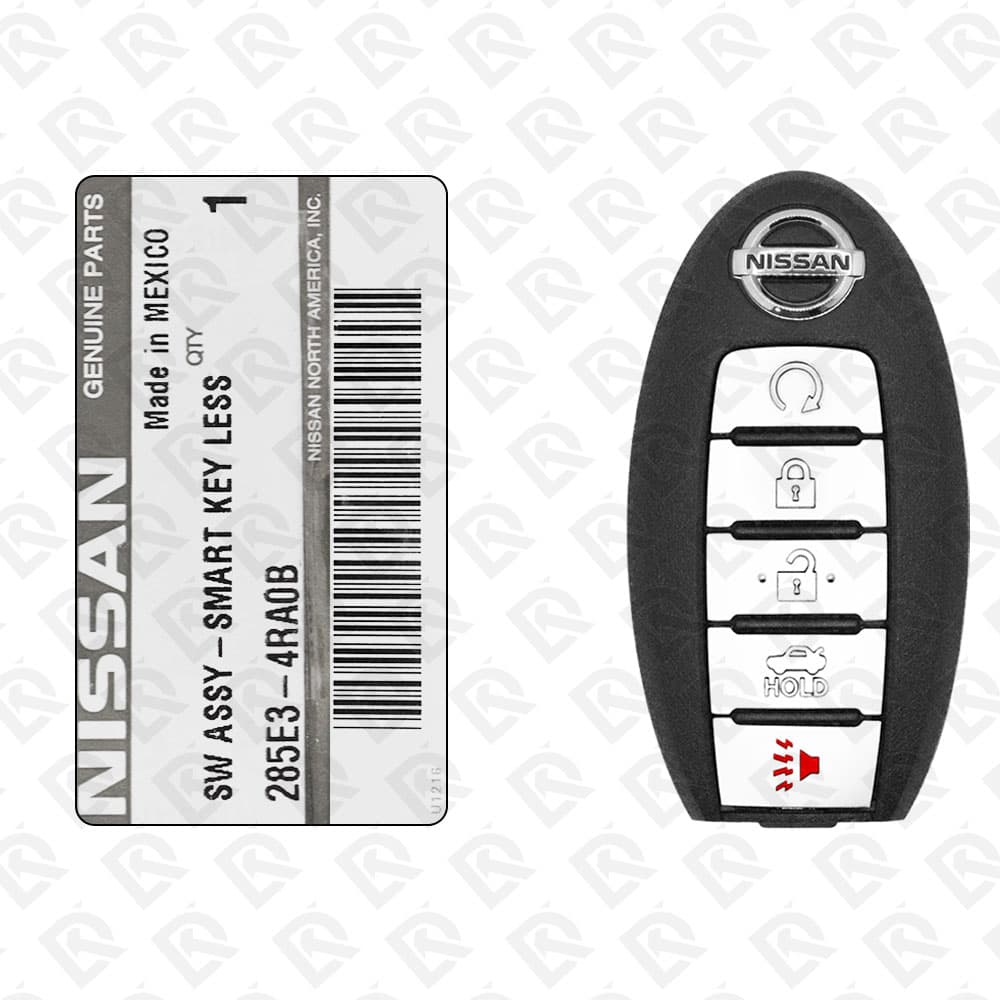 2016 - 2019 NISSAN MAXIMA ALTIMA SMART KEY - 5BUTTONS - 433MHZ - 285E3-4RA0B ORGINAL W/B