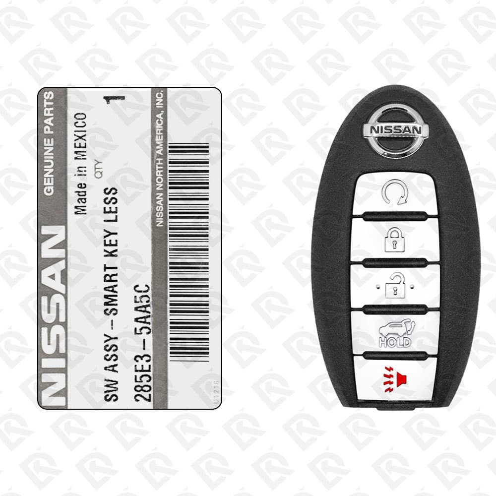 2015 - 2017 NISSAN MURANO PATHFINDER SMART KEY - 5BUTTONS - 433MH -285E3-5AA5C ORIGINAL