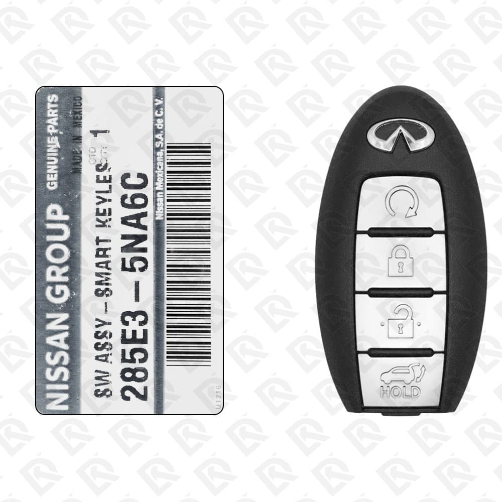 2018 - 2019 INFINITI QX50 SMART KEY - 4BUTTONS - 433MHZ - 285E3-5NA6C ORIGINAL