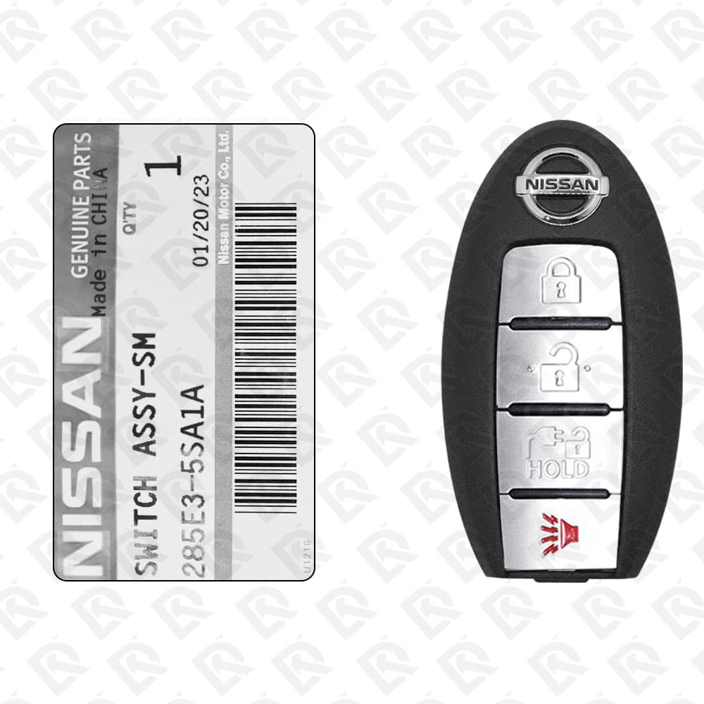 2018 - 2019 NISSAN LEAF SMART KEY - 4BUTTONS - 433MHZ - 285E3-5SA1A ORIGINAL