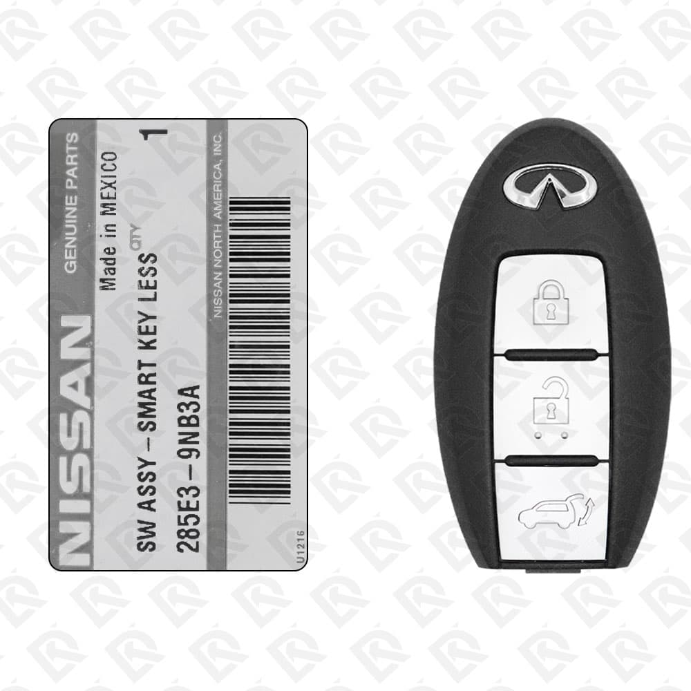 2014 - 2016 INFINITI QX60 SMART KEY - 3BUTTONS - 433MHZ - 285E3-9NB3A - ORIGINAL