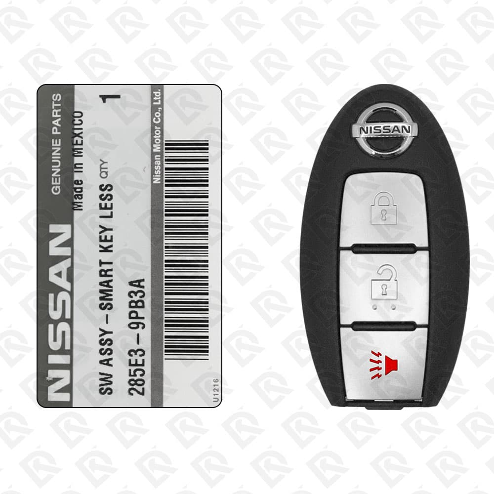 2013 - 2015 NISSAN PATHFINDER S, SV SMART KEY - 3BUTTONS - 433MHZ - 285E3-9PB3A ORIGINAL