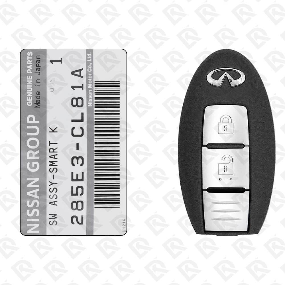 2003 - 2008 INFINITI FX35 FX45 SMART KEY - 2BUTTONS - 433MHZ - 285E3-CL81A ORGINAL