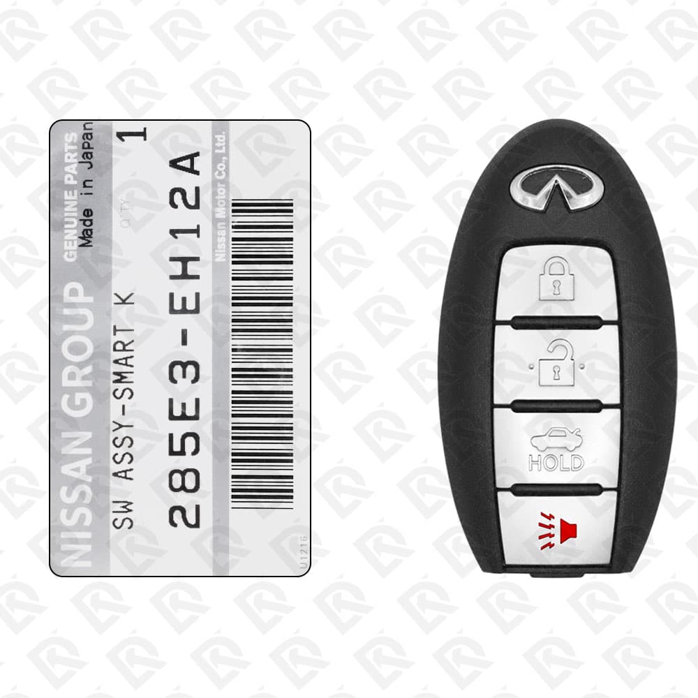 2006 - 2010 INFINITI M35 M45 SMART KEY - 4BUTTONS - 315MHZ - 285E3-EH12A ORGINAL