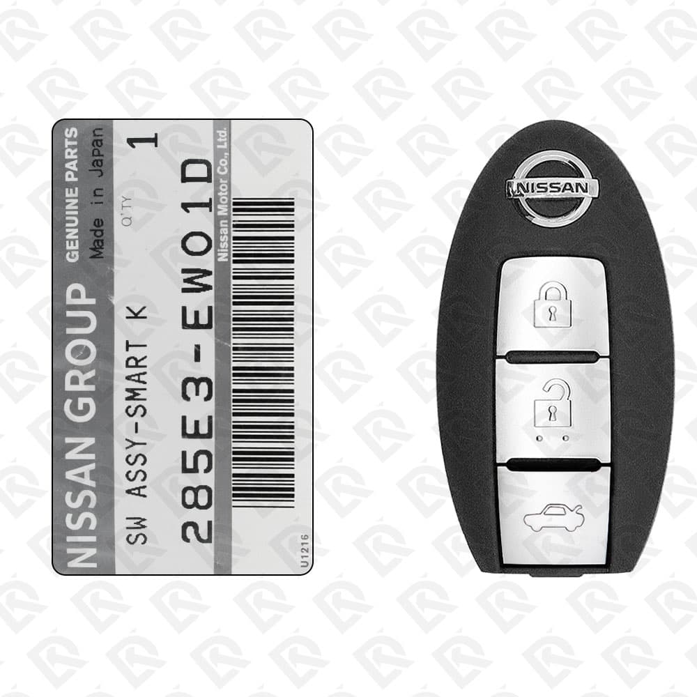 2008-2009 NISSAN BLUEBIRD SYLPHY SMART KEY - 3BUTTONS - 315MHZ - 285E3-EW01D ORGINAL