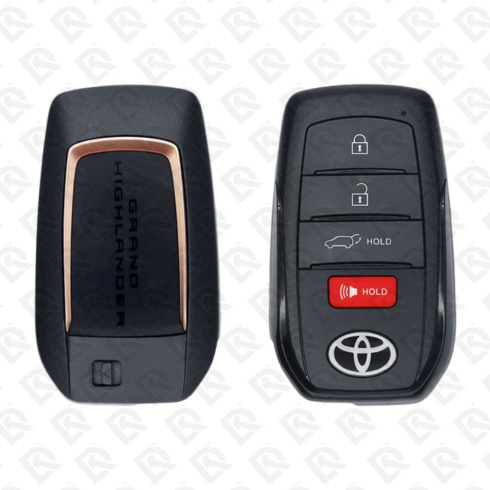 2024 - 2025 TOYOTA GRAND HIGHLANDER SMART KEY - 4BUTTONS - 315MHZ - 8990H-0E340 ORIGINAL
