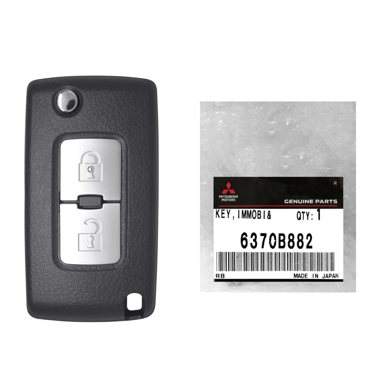2015/2018 MITSUBISHI PAJERO FLIP KEY 2B 433MHZ 6370B882 ORIGINAL