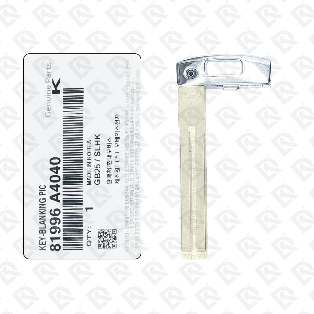  KIA CARENS GENUINE EMERGENCY KEY BLADE 81996-A4040