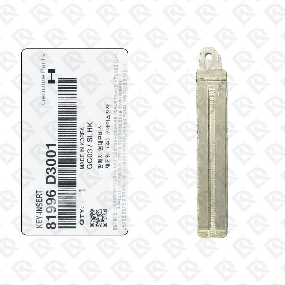 HYUNDAI TUCSON 2016 GENUINE SMART KEY BLADE 81996-D3000 / 81996-D3001