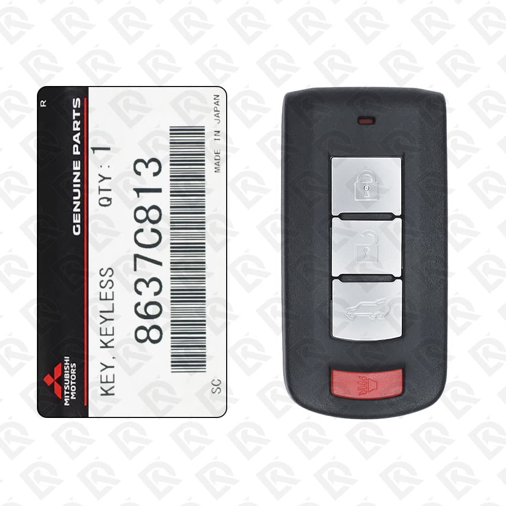 2015 - 2020 MITSUBISHI OUTLANDER SMART KEY - 4BUTTONS - 315 MHz - 8637A817 ORIGINAL