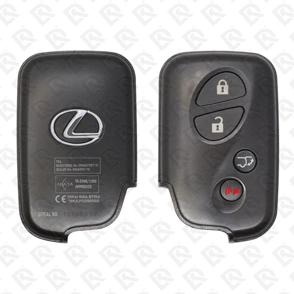 2009 - 2015 LEXUS LX570 SMART KEY - 4BUTTONS - 433MHZ - 89904-60852 ORIGINAL / USED