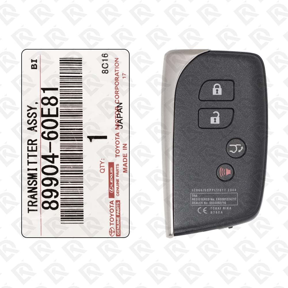 2013 - 2015 LEXUS LX570 SPORT SMART KEY 4BUTTONS 433MHZ 89904-60E81 - ORIGINAL