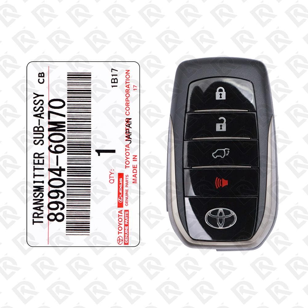 TOYOTA LAND CRUISER 2018-2019 GENUINE SMART REMOTE KEY 4 BUTTONS 433MHZ 89904-60M70