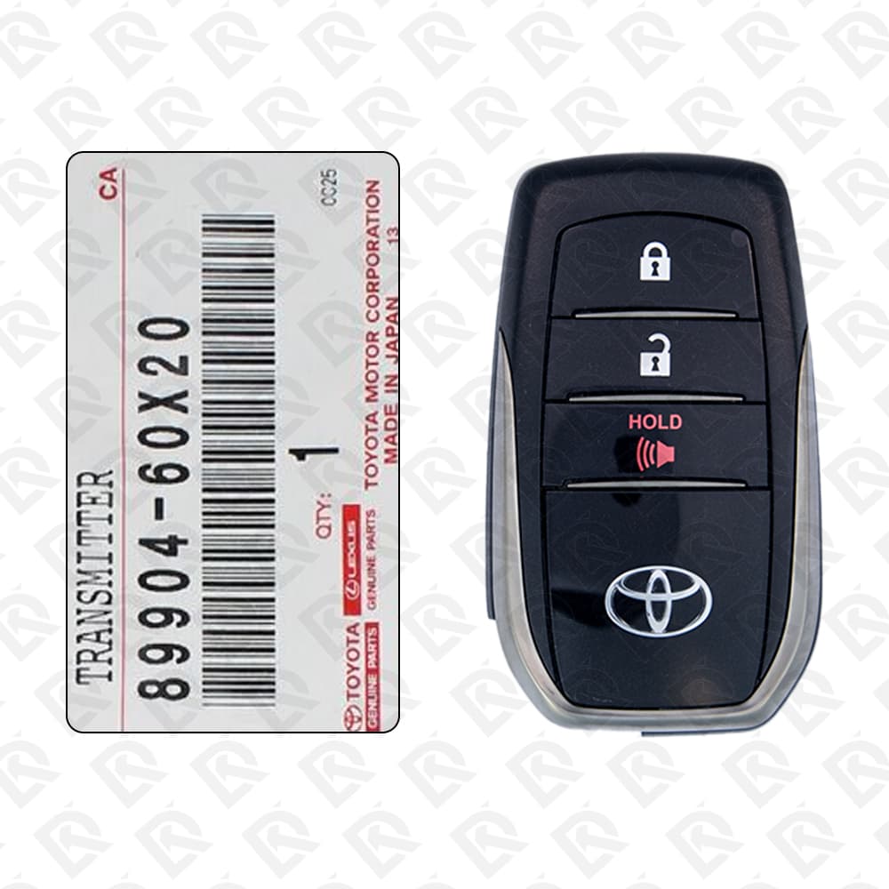 2020 - 2021 TOYOTA LAND CRUISER SMART KEY 3BUTTONS 315MHZ 89904-60X20 - ORIGINAL