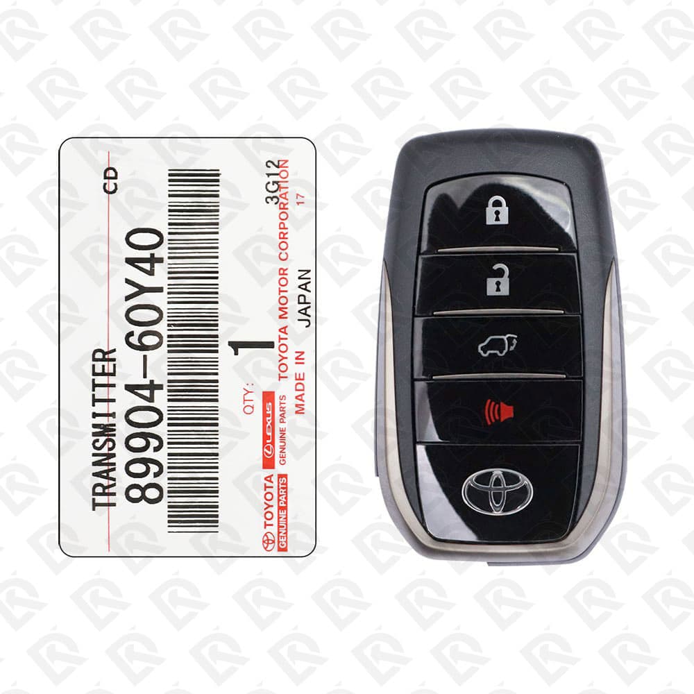 B00614 -2020 - 2021 TOYOTA LAND CRUISER SMART KEY - 4BUTTONS - 434MHZ - 89904-60Y40 ORIGINAL