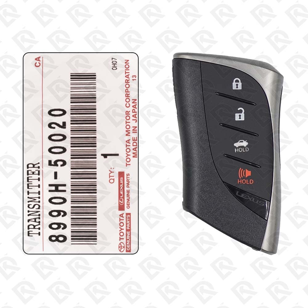 2018 - 2019 LEXUS LS500H SMART KEY - 4BUTTONS - 315MHZ - 8990H-50020 ORIGINAL