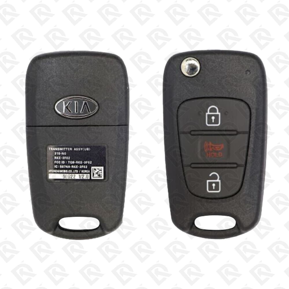 2012 - 2013 KIA RIO REMOTE HEAD FLIP KEY - 3BUTTON - 315MHZ - 95430-1W020 ORIGINAL