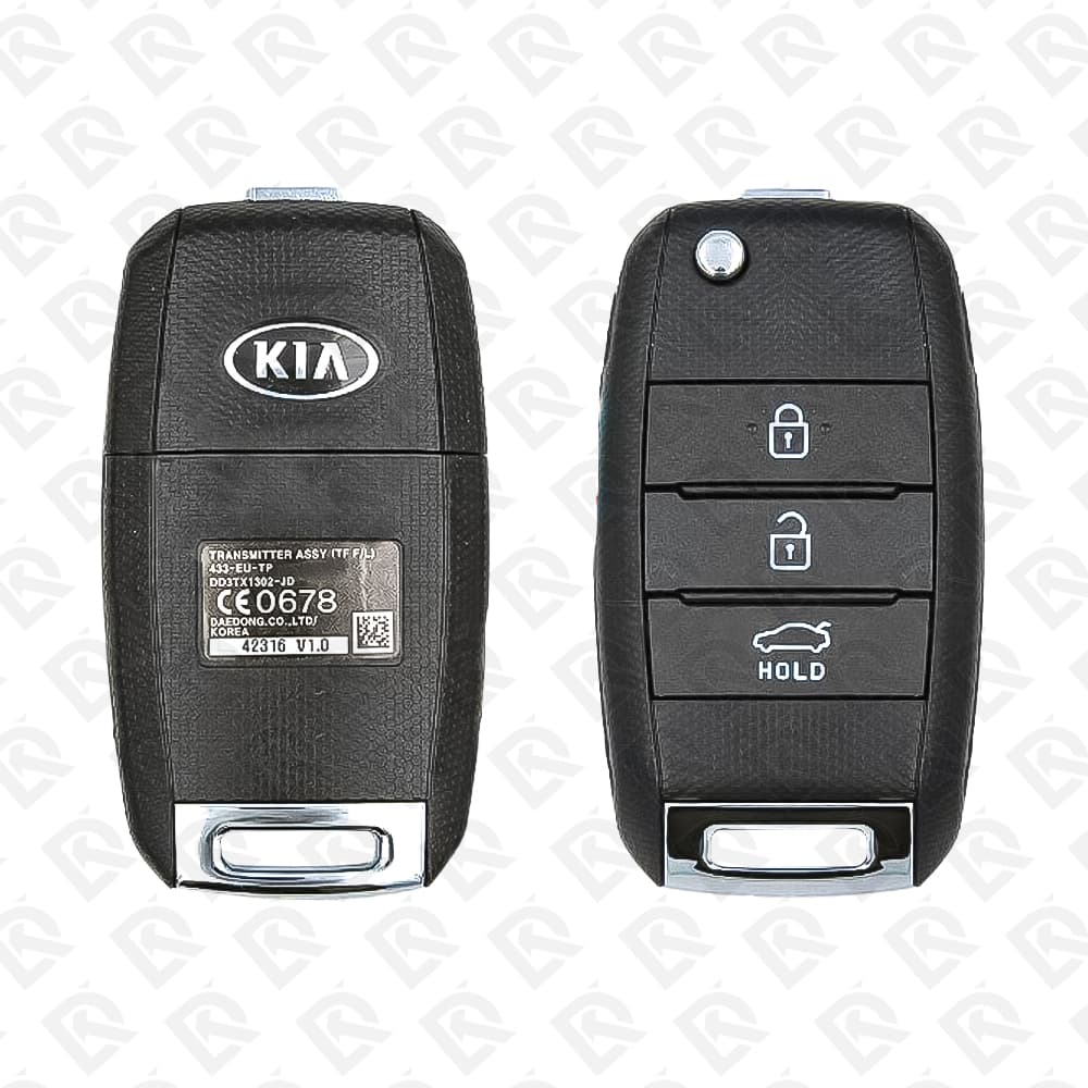 2014 - 2015 KIA OPTIMA FLIP KEY  3B  433MHZ  95430-2T580 ORIGINAL