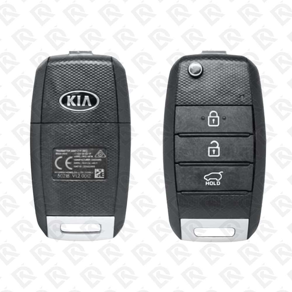 2016 - 2020 KIA CARNIVAL REMOTE HEAD FLIP KEY - 3BUTTONS - 433MHZ - 95430-A9010 ORIGINAL