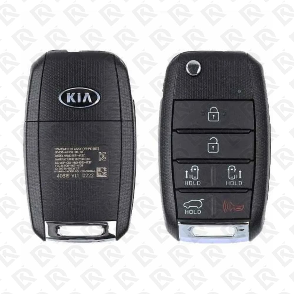 2019 - 2021 KIA SEDONA REMOTE HEAD FLIP KEY - 6BUTTON - 433MHZ - 95430-A9350 ORIGINAL