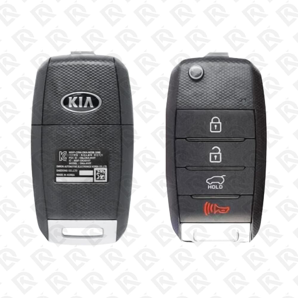 2015 - 2020 KIA SORENTO REMOTE HEAD FLIP KEY - 4BUTTONS - 433MHZ - 95430-C5100 ORIGINAL