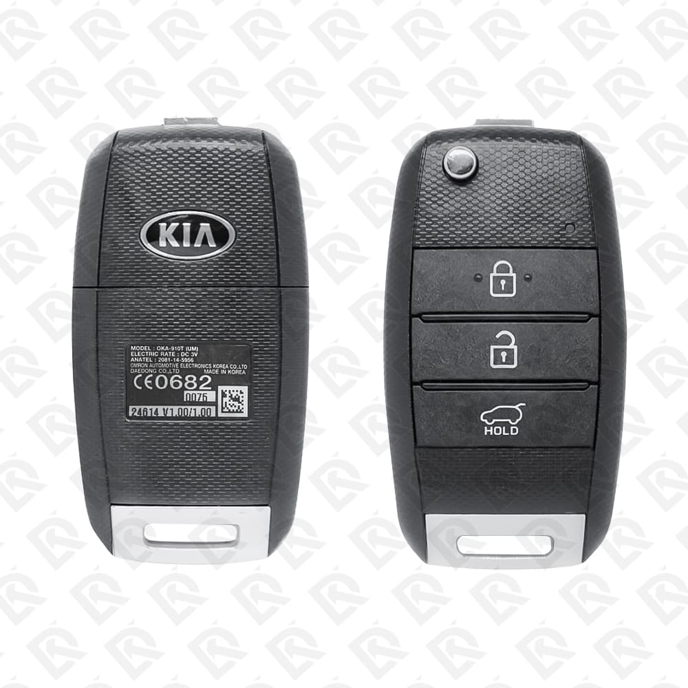 2015 - 2019 KIA SORENTO FLIP KEY - 3BUTTONS - 433MHZ - 95430-C5200 ORIGINAL
