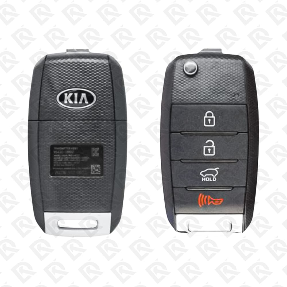 2016 - 2020 KIA SPORTAGE REMOTE FLIP KEY - 4BUTTONS - 434MHZ - 95430-D9100 ORIGINAL