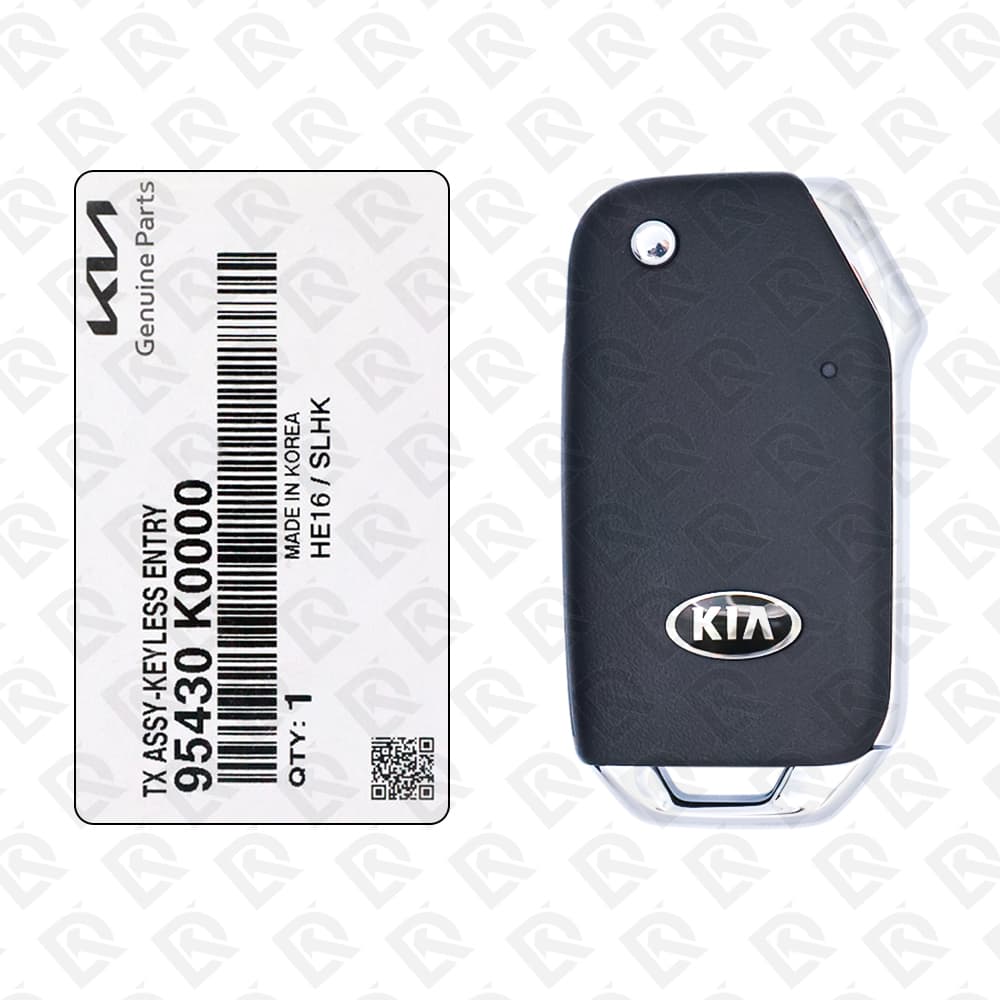 2019 - 2021 KIA SOUL REMOTE HEAD FLIP KEY - 4BUTTONS - 434MHZ - 95430-K0000 ORIGINAL