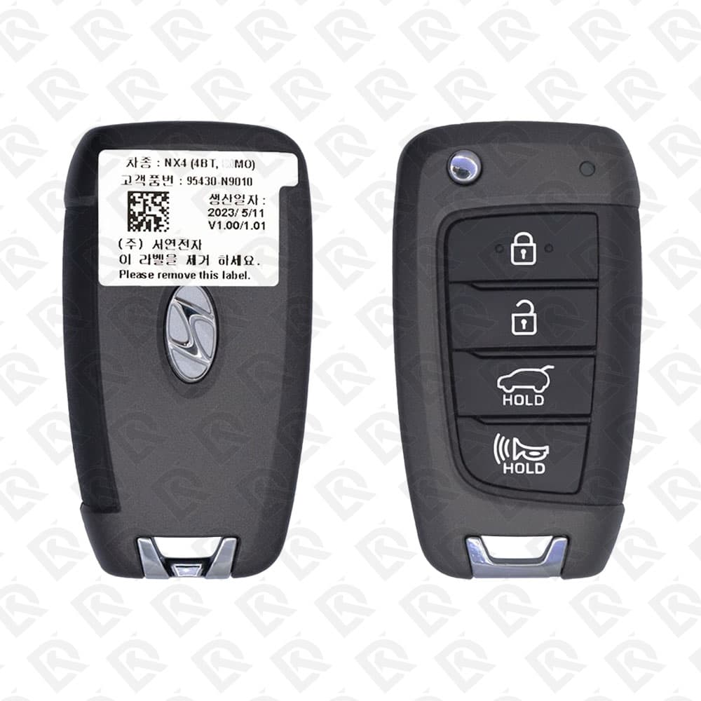 2021 - 2022 HYUNDAI TUCSON REMOTE HEAD FLIP KEY - 4BUTTON - 433MHZ - 95430-N9010 ORIGINAL