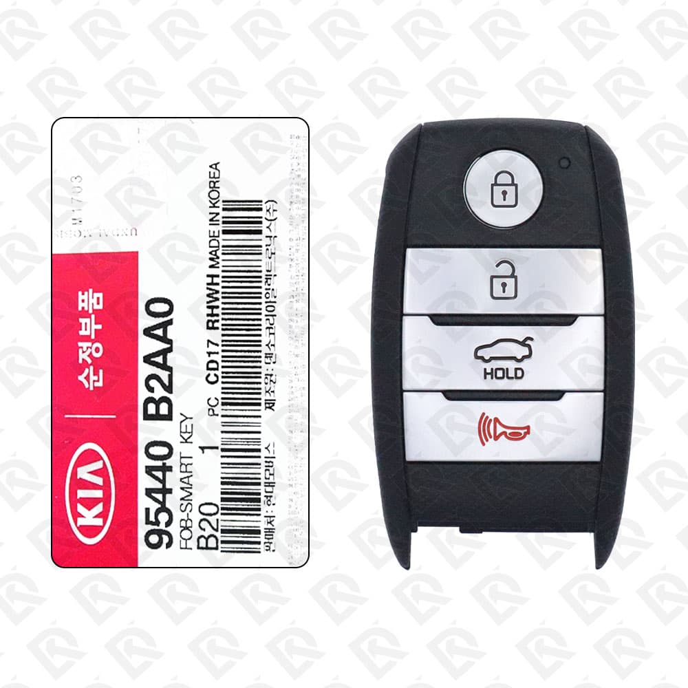 2017 - 2018 KIA SOUL SMART KEY - 4BUTTONS - 434MHZ - 95440-B2AA0 ORIGINAL
