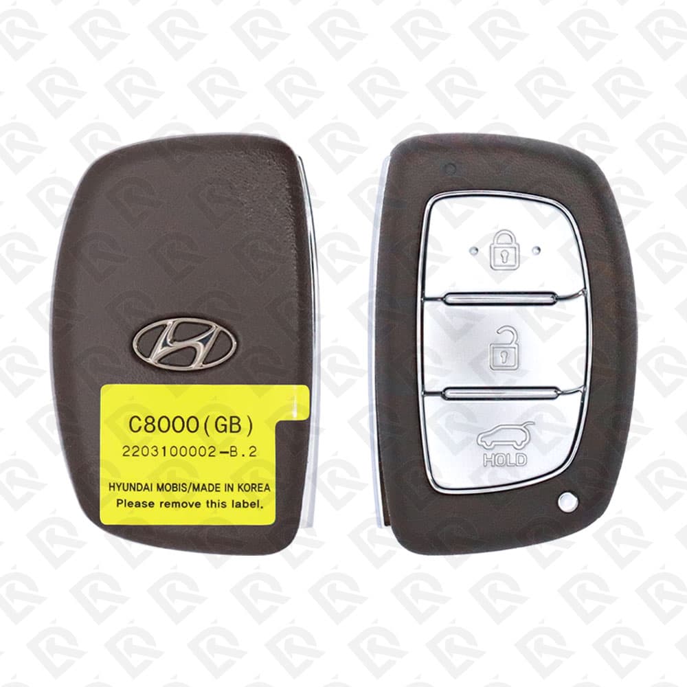2014 - 2016 HYUNDAI I20 SMART KEY - 3BUTTONS - 433MHZ - 95440-C8000 ORIGINAL
