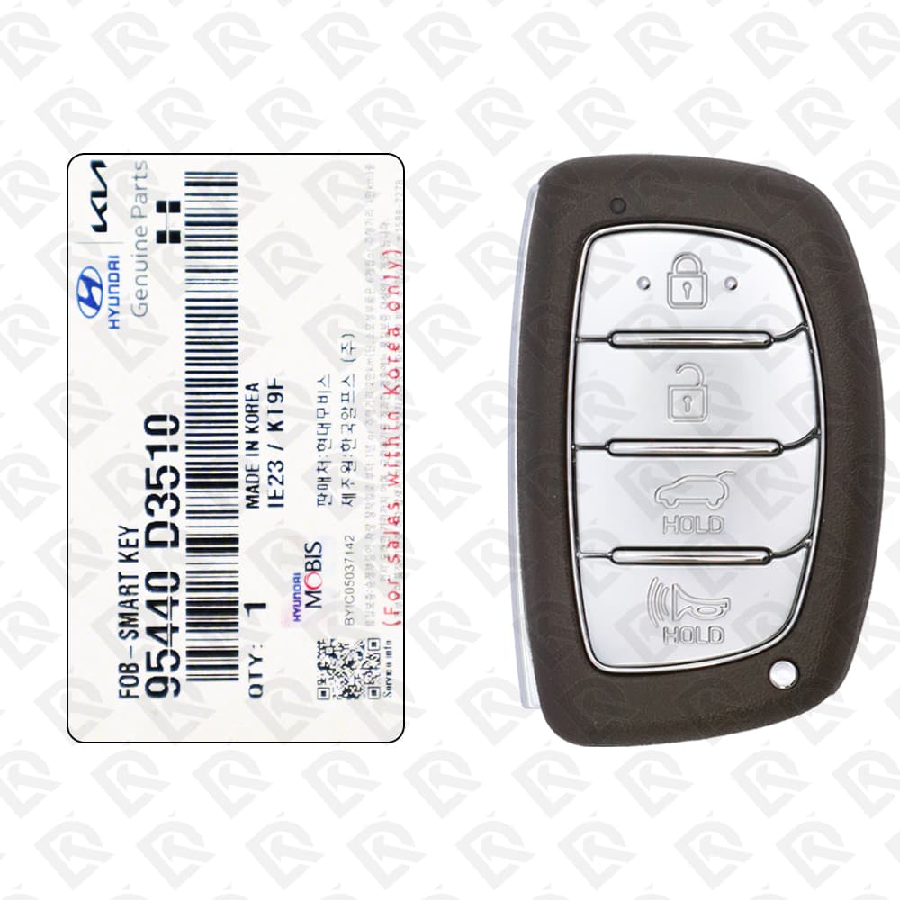 2018 - 2019 HYUNDAI TUCSON SMART KEY - 4BUTTONS - 434 MHZ - 95440-D3510 ORIGINAL