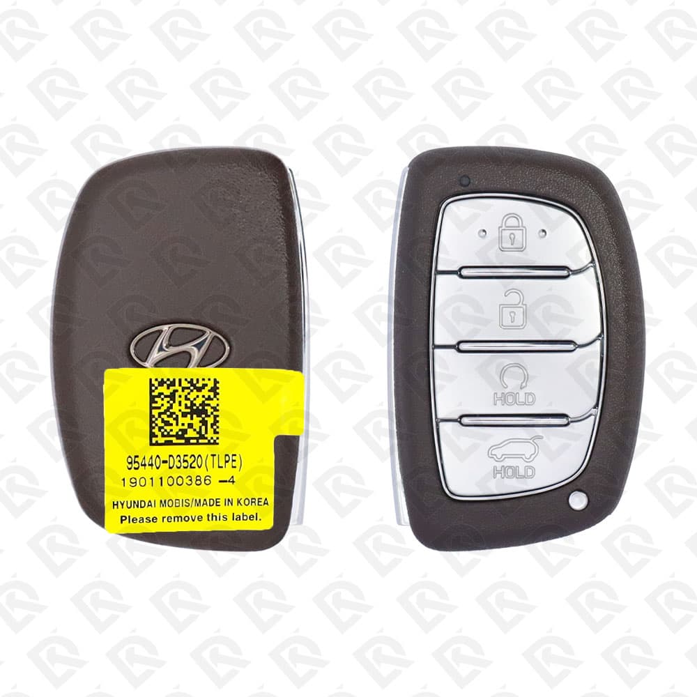 2019 - 2020 HYUNDAI TUCSON SMART KEY - 4BUTTONS - 433MHZ - 95440-D3520 ORIGINAL